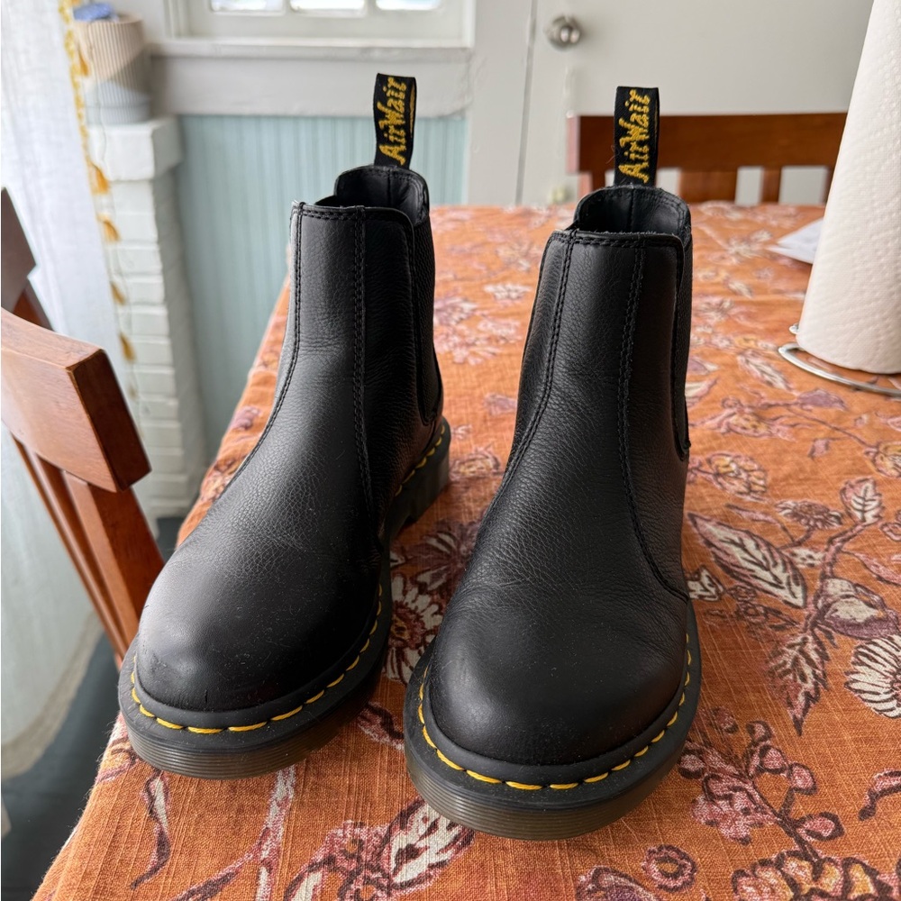 Dr. Martens Black Leather Boots